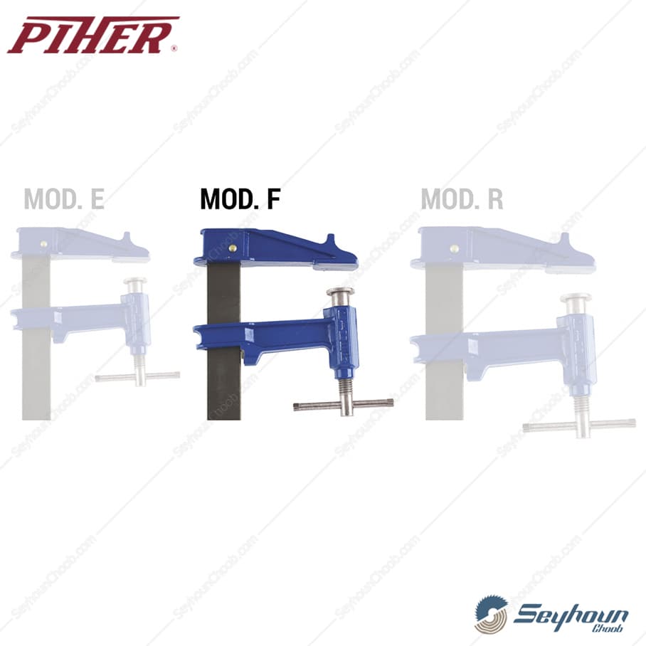 پیچ دستی 100×12 سانتی متر پیهر مدل PIHER 04100 — تصویر ۳