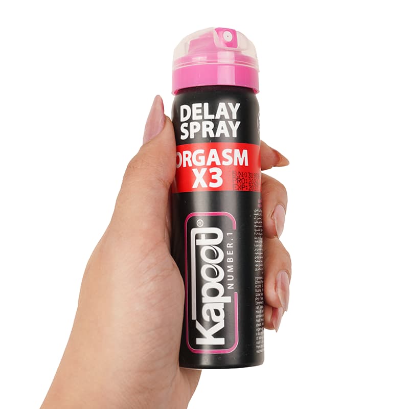 اسپری تاخیری کاپوت Kapoot مدل Orgasm X3 – حجم 65 میلی لیتر — تصویر ۲