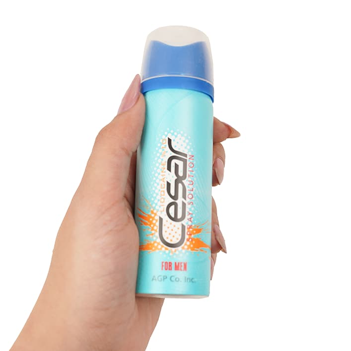 اسپری تاخیری سزار مدل ICE آبی حجم ۶۵ میلی‌لیتر — تصویر ۲