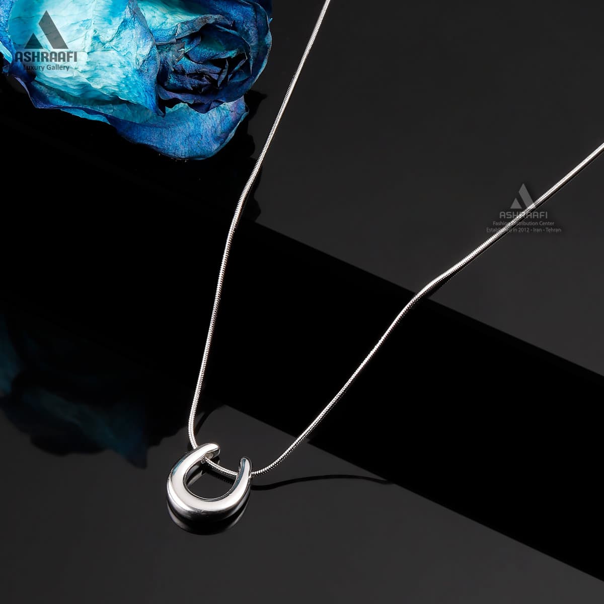 گردنبند زنانه مینیمال Horseshoe Necklace S1 — تصویر ۲