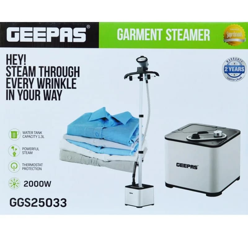 اتو بخار ایستاده جیپاس GGS25033 | خرید اتو بخار ایستاده جیپاس 1.3 لیتر از ریوکالا — تصویر ۲