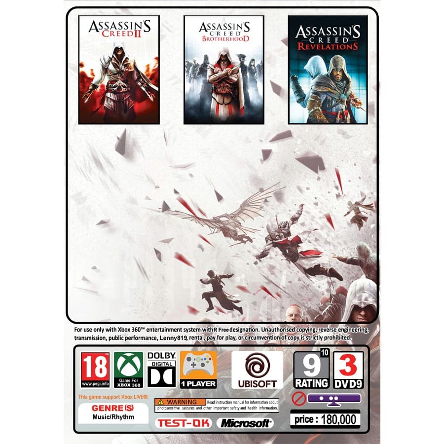 بازی Assassin’s Creed The Ezio Collection برای ایکس باکس 360 — تصویر ۲