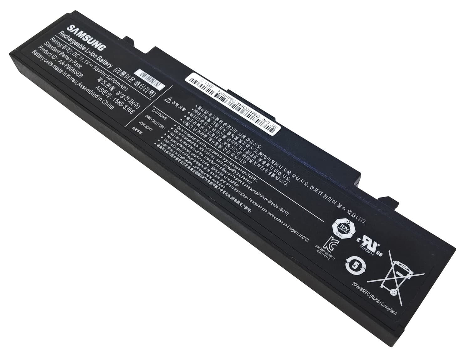 باتری لپ تاپ SAMSUNG R528 — تصویر ۳
