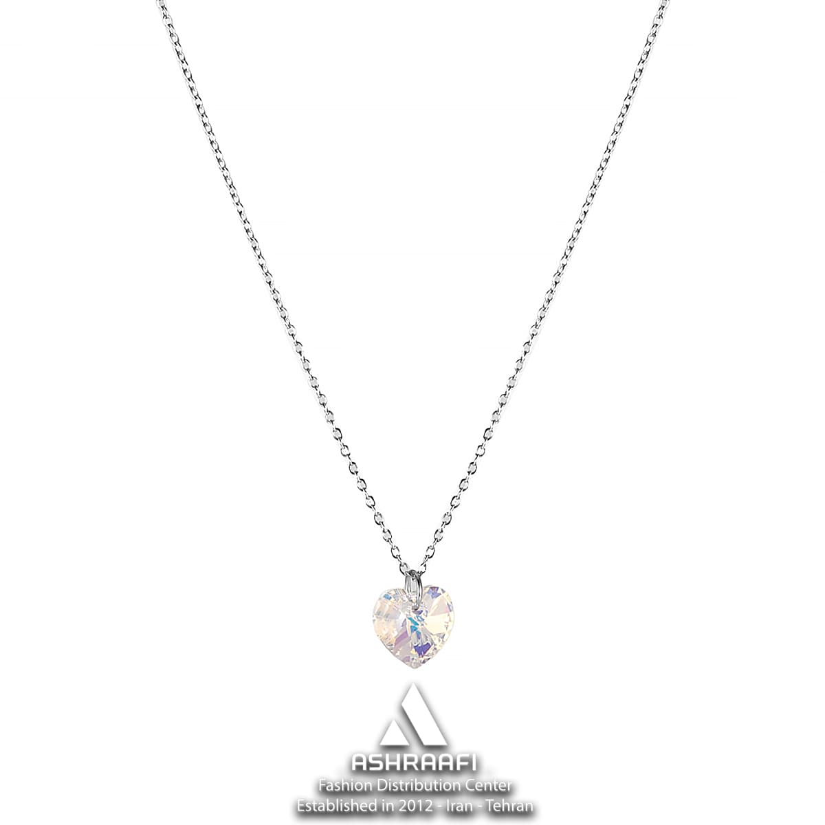 گردنبند زنانه قلب White Heart Necklace