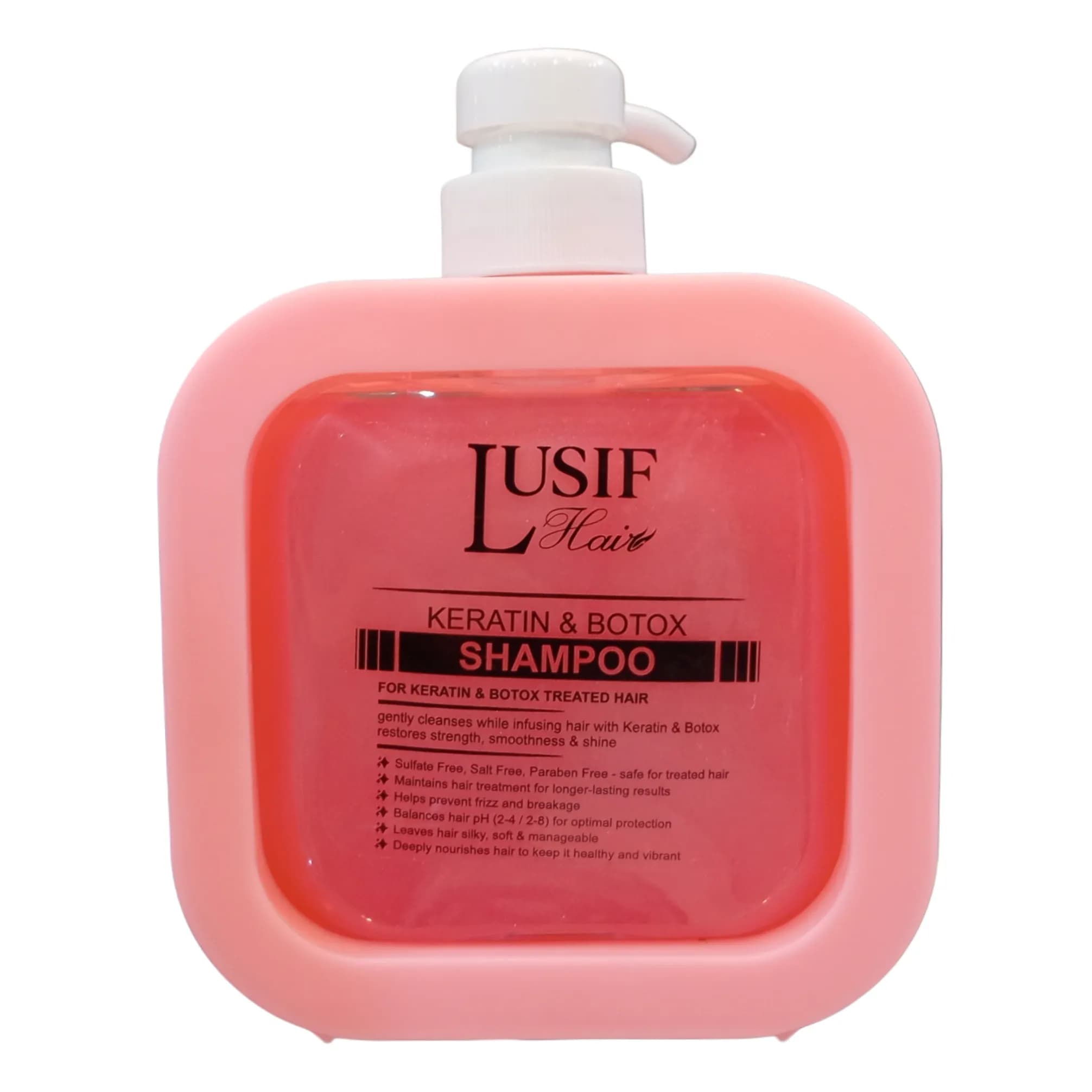شامپو بدون سولفات لوسیف موی کراتین شده Lusif Hair