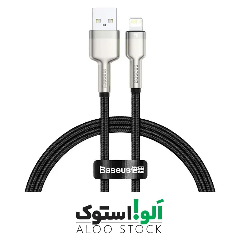 کابل لایتنینگ باسئوس Baseus CALJK-01 Lightning Metal DATA Cable — تصویر ۸