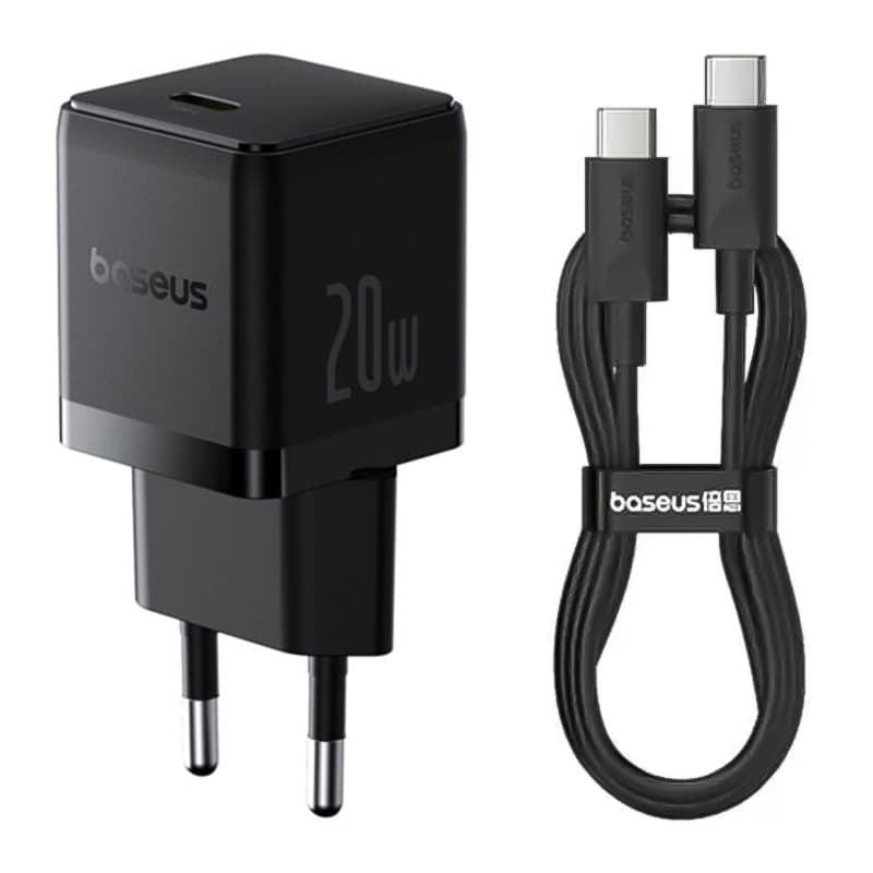 شارژر دیواری 20 وات باسئوس مدل Palm 1C 20W CCZC20CE به همراه کابل USB-C