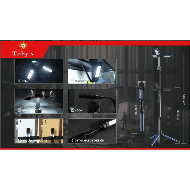 چراغ لنسری کمپینگ توبیز مدل VIP-12 — تصویر ۵