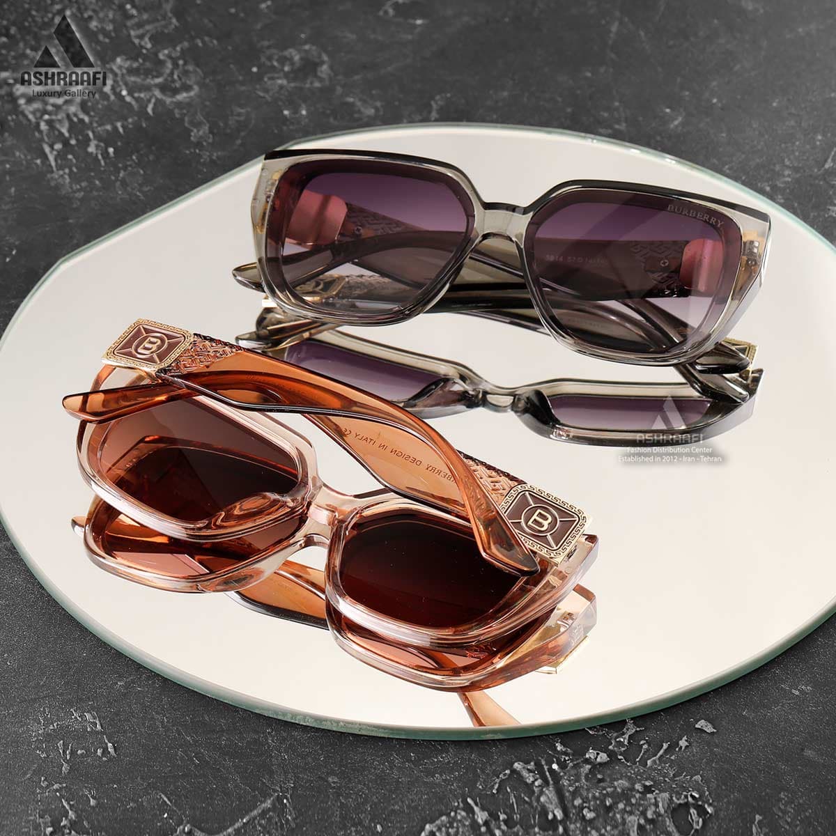عینک آفتابی زنانه بربری Burberry 3814 — تصویر ۸