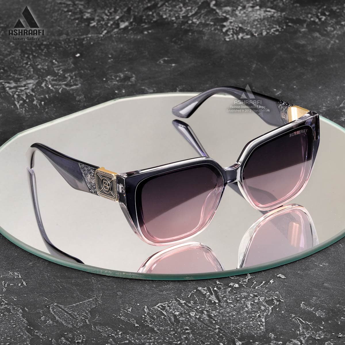 عینک آفتابی زنانه بربری Burberry 3814 — تصویر ۴