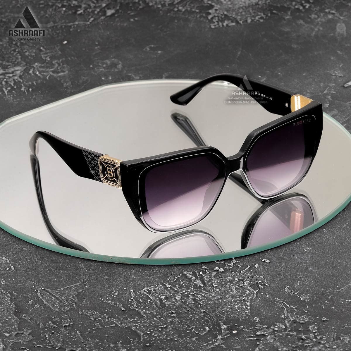 عینک آفتابی زنانه بربری Burberry 3814 — تصویر ۵