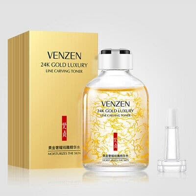 تونر آبرسان حاوی طلا ونزن VENZEN حجم ۵۰ میل — تصویر ۲