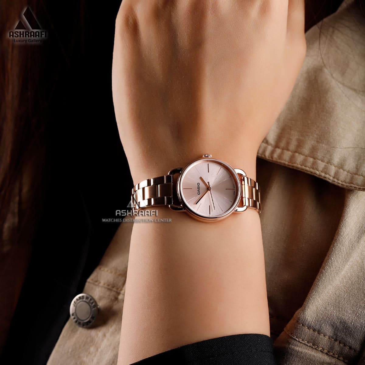 ساعت زنانه کاسیو Casio LTP-E412PG-4A — تصویر ۴