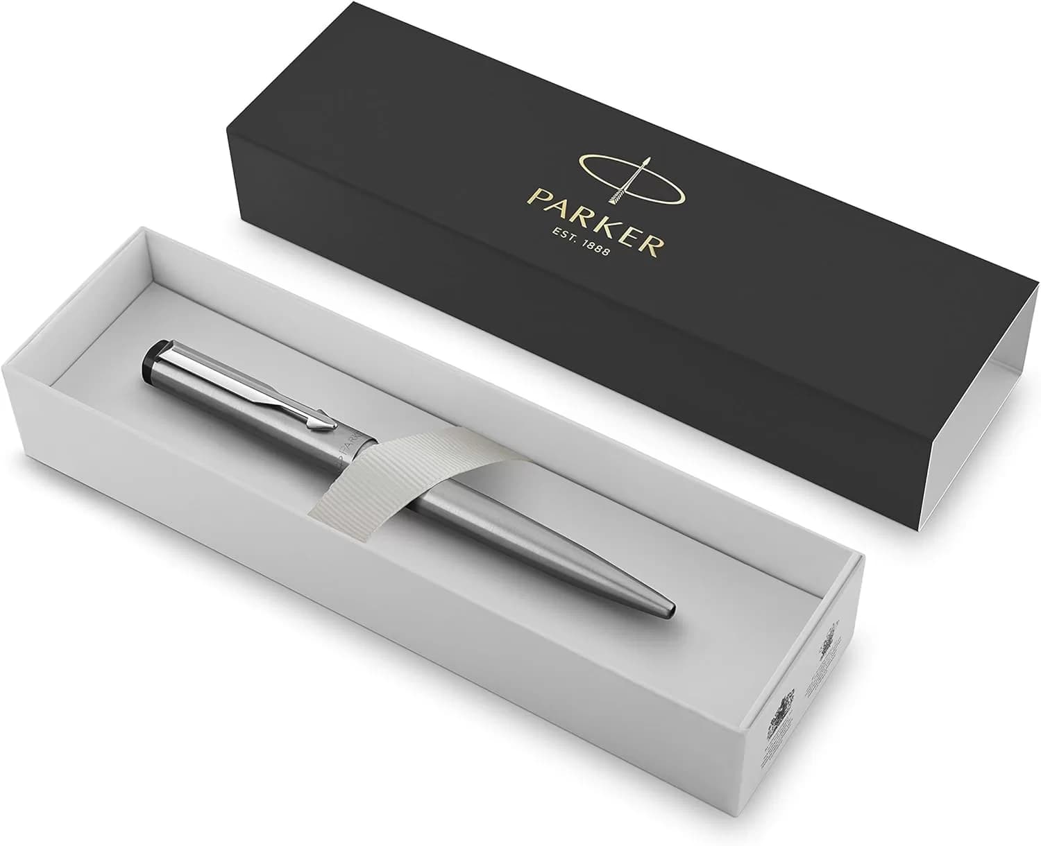 خودکار پارکر وکتور تمام استیل گیره کروم – Vector Steel Ballpoint Pen