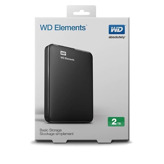 هارد اکسترنال وسترن دیجیتال مدل Elements-2TB — تصویر ۴
