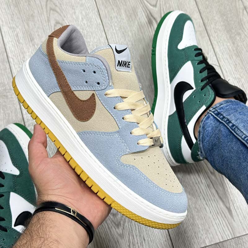کفش کتانی اسپرت مردانه رنگ آبی مدل نایک ایر NIKE کد 34864 — تصویر ۵
