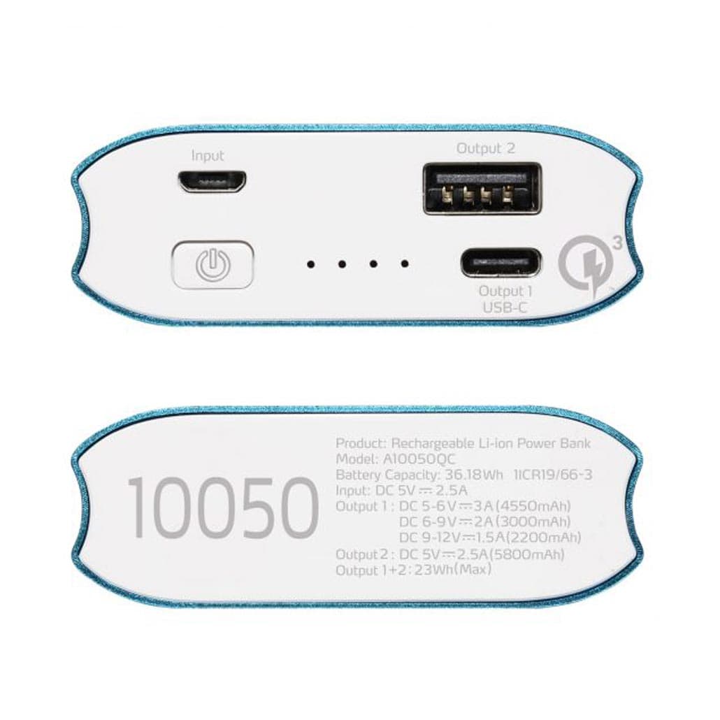 پاور بانک شارژ سریع ADATA مدل A10050QC — تصویر ۳