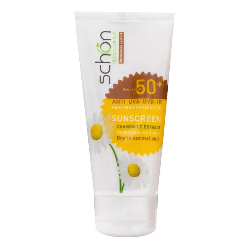 کرم ضدآفتاب شون با رنگ بژ +SPF50 — تصویر ۲