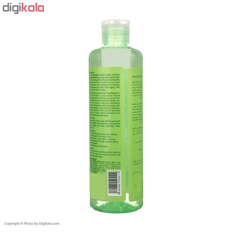 محلول پاک‌کننده شون مدل Antioxidant Micellar Water حجم 300 میلی‌لیتر — تصویر ۵