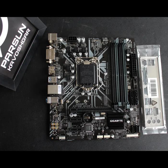 مادربرد گیگابایت Z370 HD3 rev 1.0 استوک — تصویر ۲