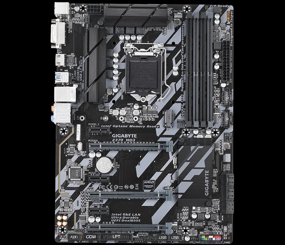 مادربرد گیگابایت Z370 HD3 rev 1.0 استوک