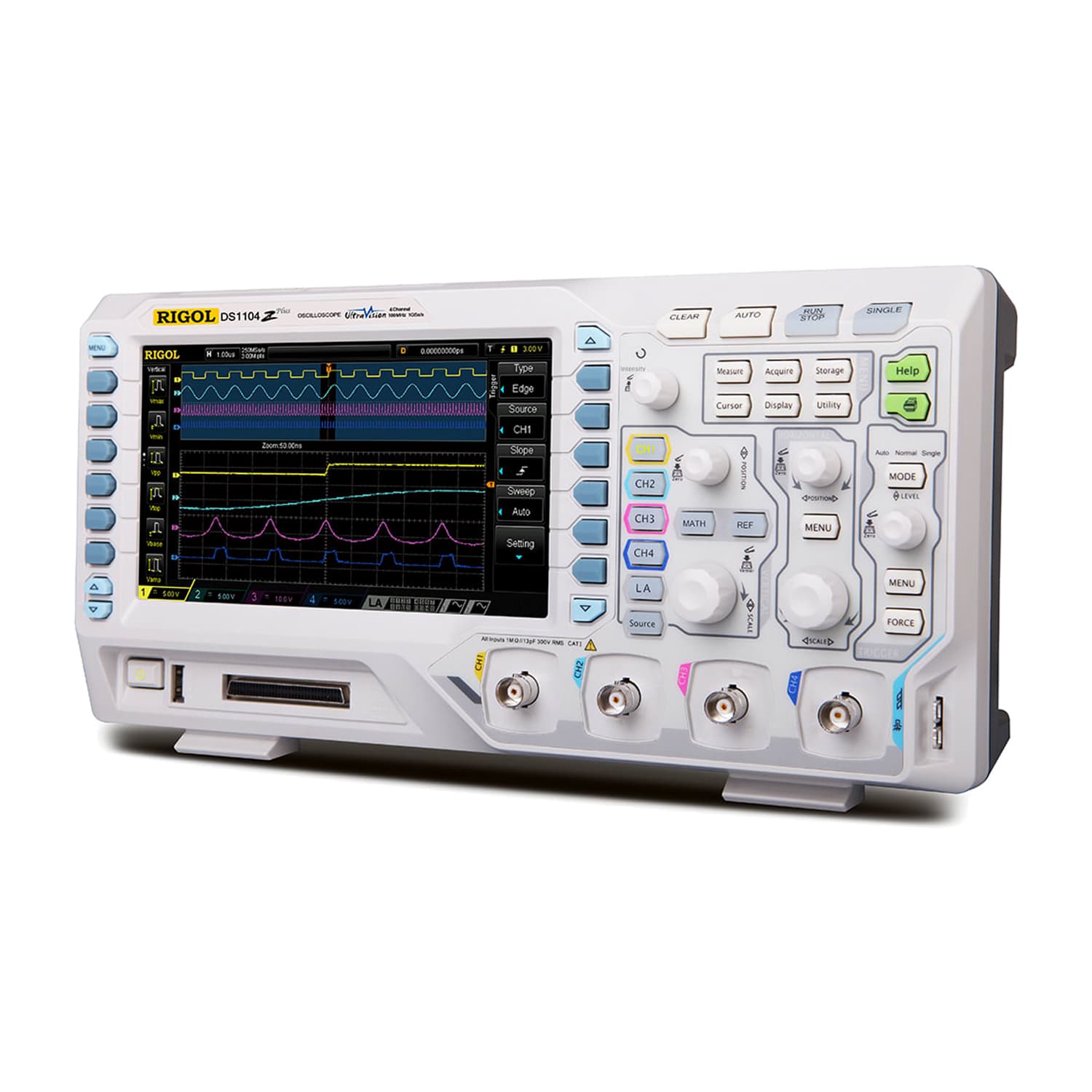 اسیلوسکوپ 100MHz چهار کاناله Rigol DS1104Z-S Plus