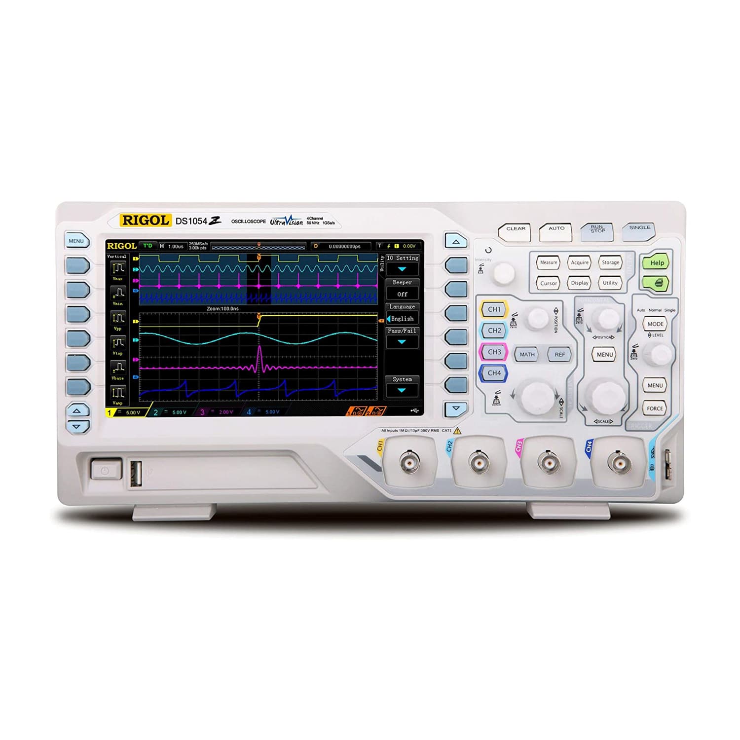 اسیلوسکوپ 50MHz چهار کاناله Rigol DS1054Z