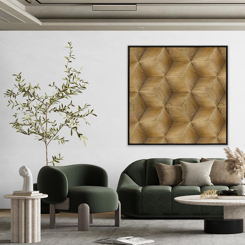 تابلو سه بعدی اشکال هندسی F10016200 — تصویر ۲