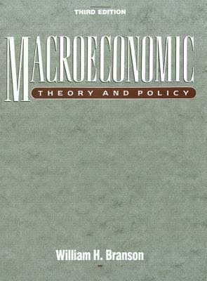کتاب Macroeconomic Theory and Policy (نظریه و سیاست‌های اقتصاد کلان) نسخه انگلیسی PDF | ویلیام برانسون