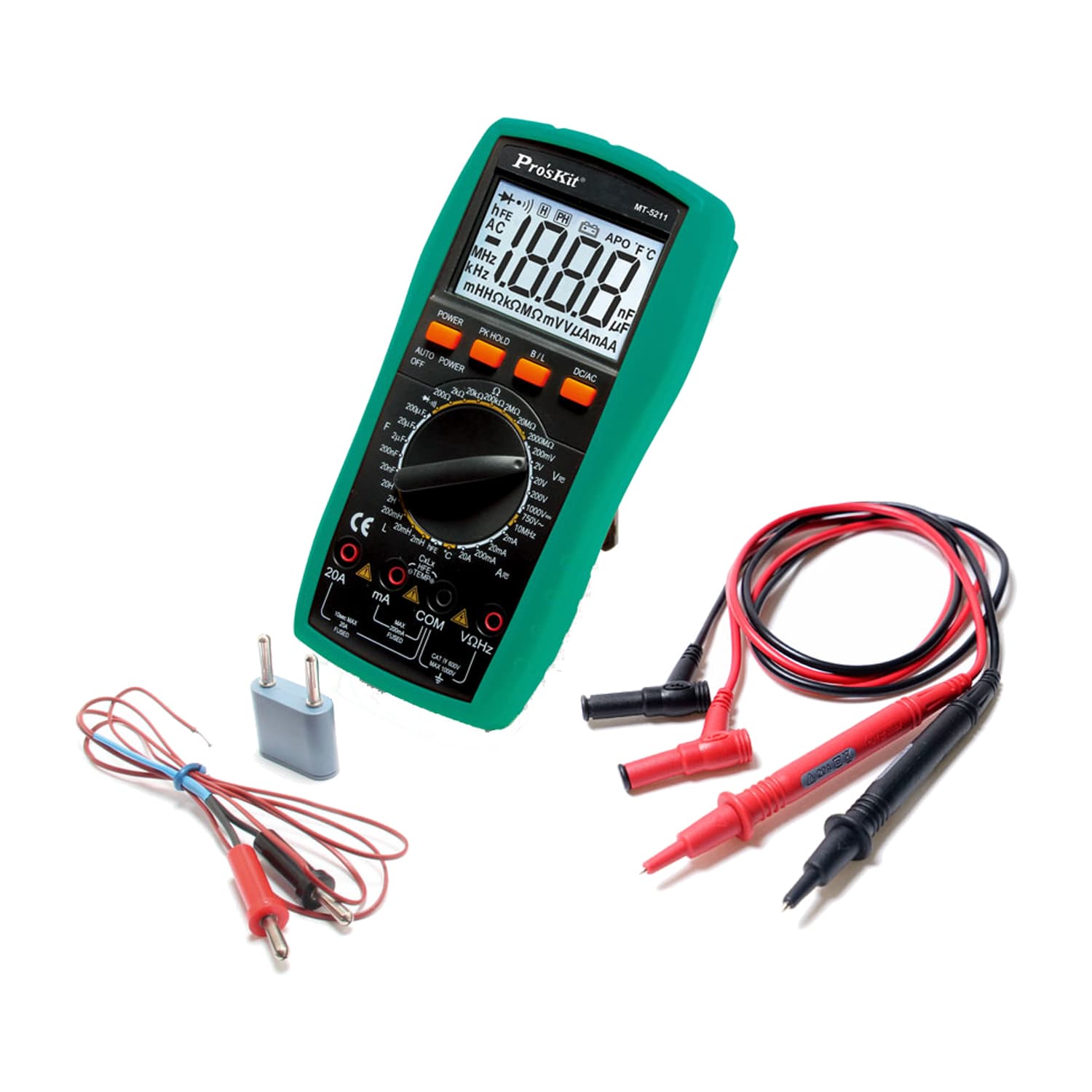 مولتی متر دیجیتال پروسکیت مدل Pro’sKit MT-5211 — تصویر ۲