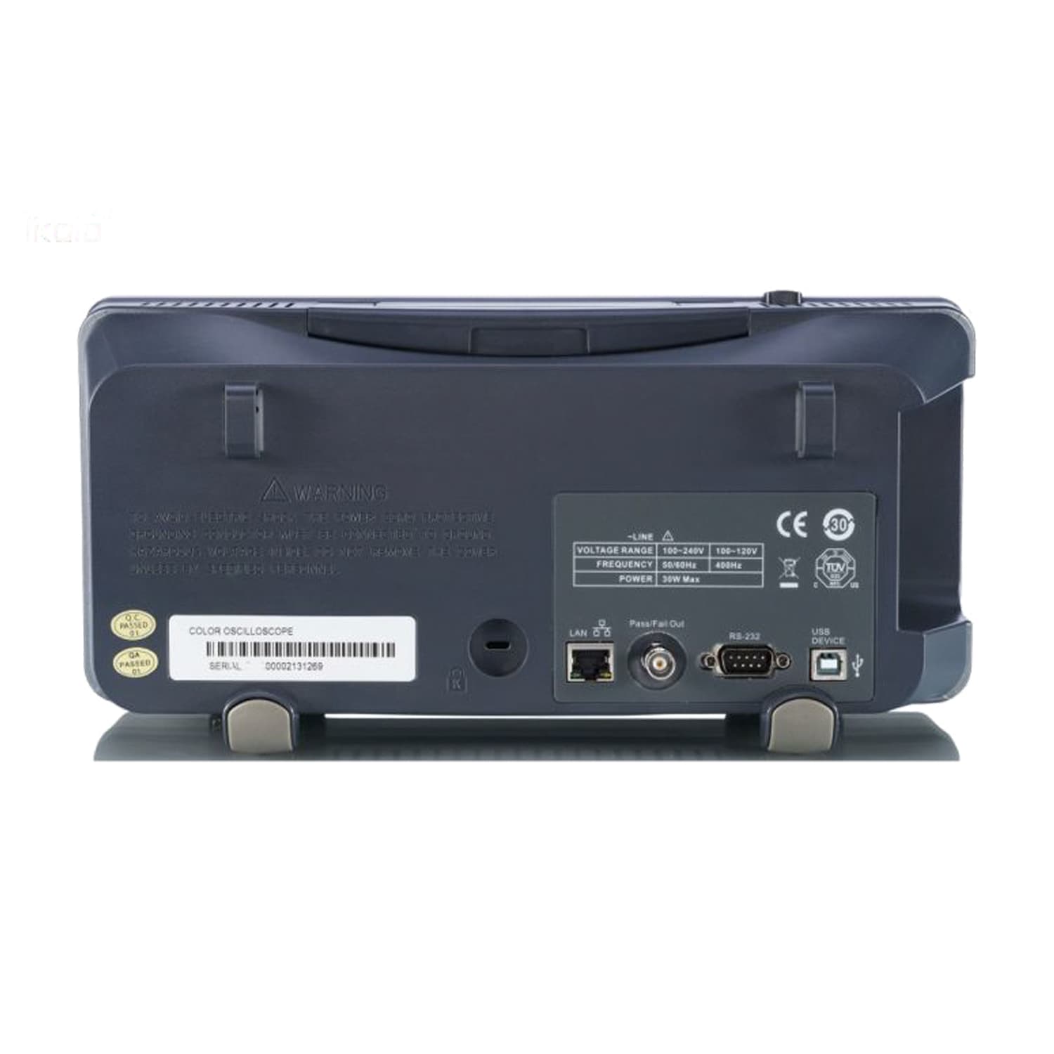 اسیلوسکوپ 100MHz دو کاناله جی‌پی‌اس مدل GPS-1102B Plus — تصویر ۲