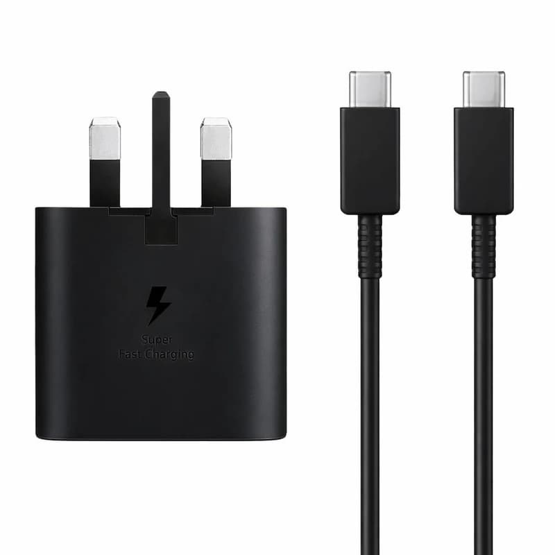 آداپتور 25 وات سامسونگ اورجینال همراه با کابل USB-C