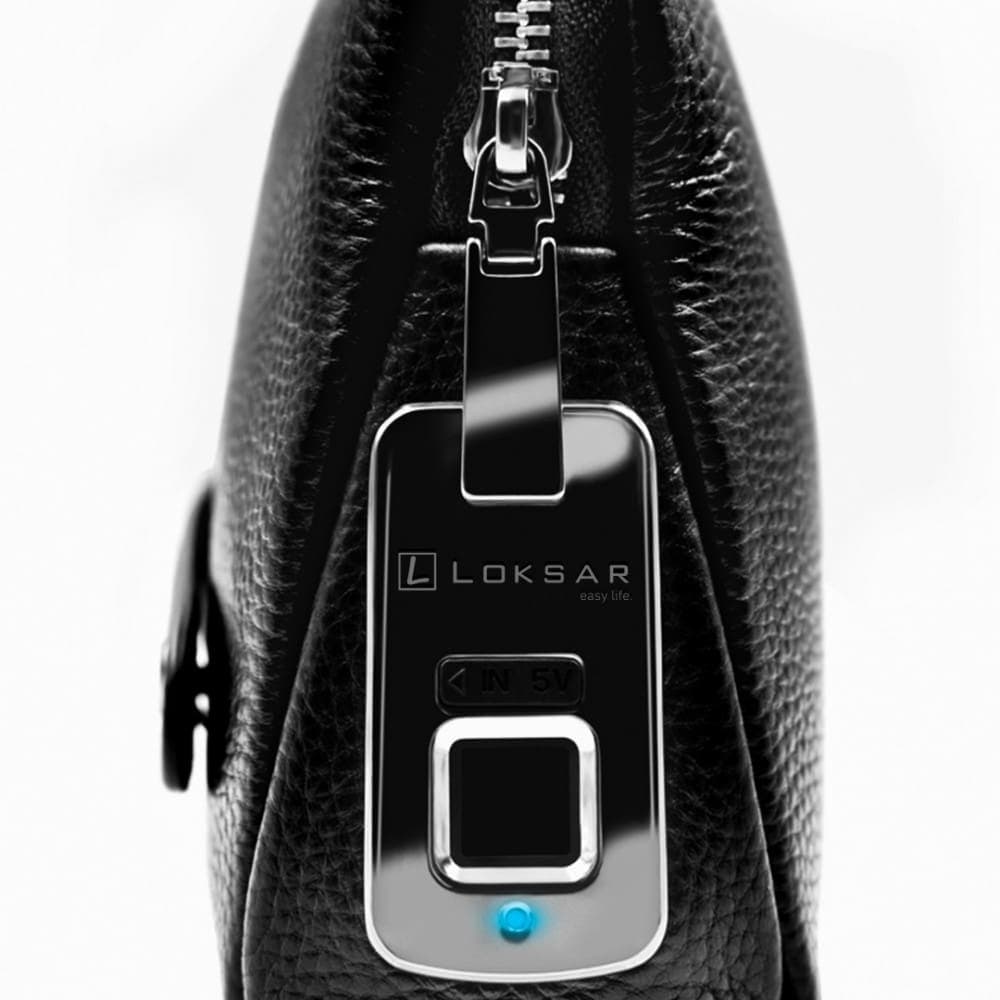 کیف دستی با قفل اثر انگشت هوشمند چرمی مدل FIPILOCK TLW-93 اورجینال ارسال فوری — تصویر ۸