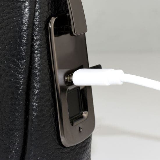کیف دستی با قفل اثر انگشت هوشمند چرمی مدل FIPILOCK TLW-93 اورجینال ارسال فوری — تصویر ۲