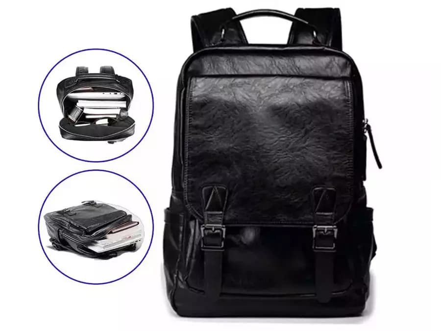 کوله پشتی ضدآب کوتتسی Coteetci Elegant series Trendy Backpack 14029-BK (اورجینال ارسال فوری) — تصویر ۶