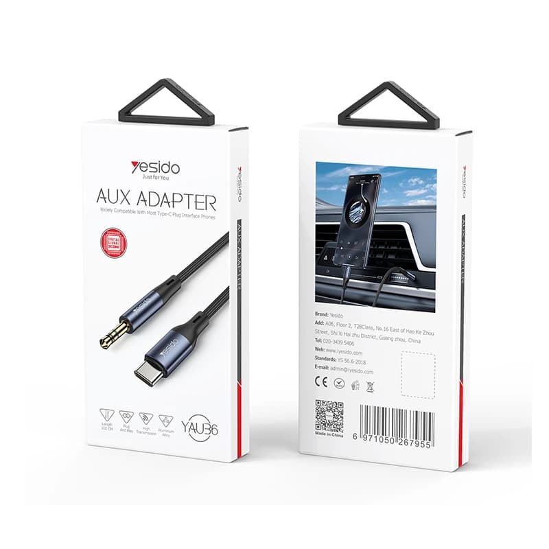 کابل تبدیل USB-C به AUX یسیدو — تصویر ۲