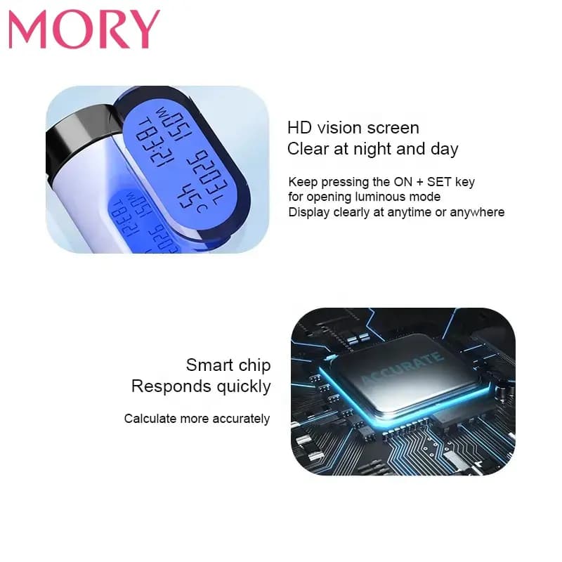 طناب ورزشی هوشمند مدل MORY-intelligent jump rope-j01 (اورجینال پلمپ ارسال فوری) — تصویر ۸