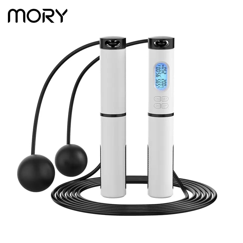 طناب ورزشی هوشمند مدل MORY-intelligent jump rope-j01 (اورجینال پلمپ ارسال فوری)