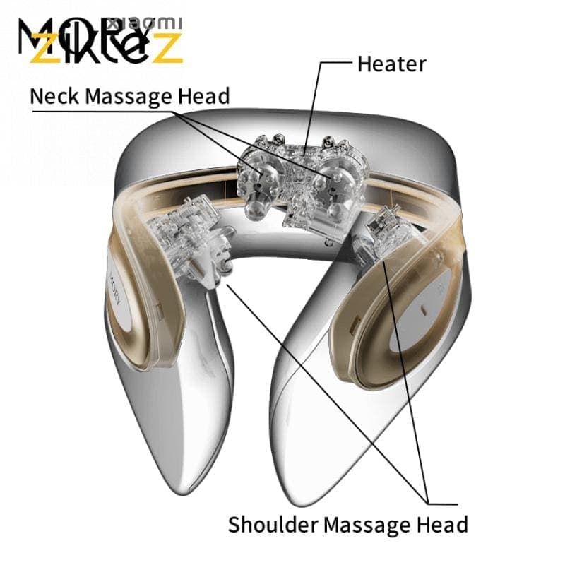 ماساژور گردن شیائومی مدل neck massage pillow-N03 (اورجینال پلمپ ارسال فوری) — تصویر ۴