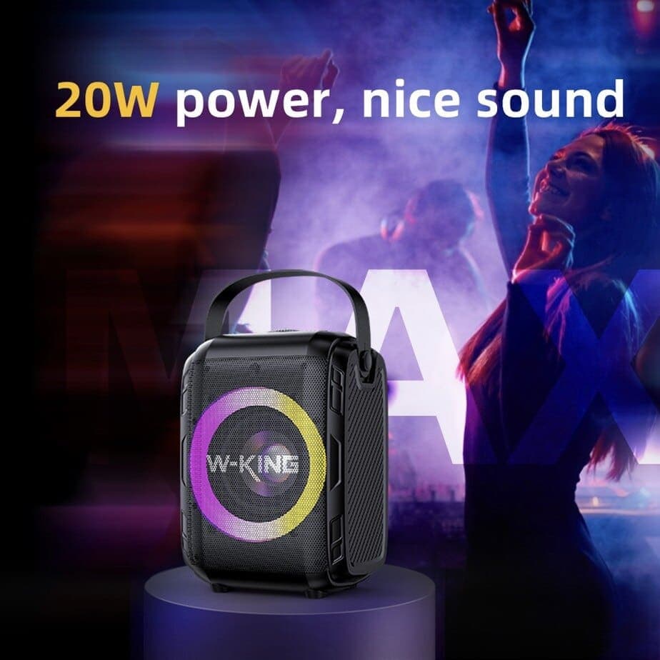 اسپیکر قابل حمل دبلیوکینگ مدل SPEAKER W-KING T9S (اورجینال ارسال فوری) — تصویر ۲