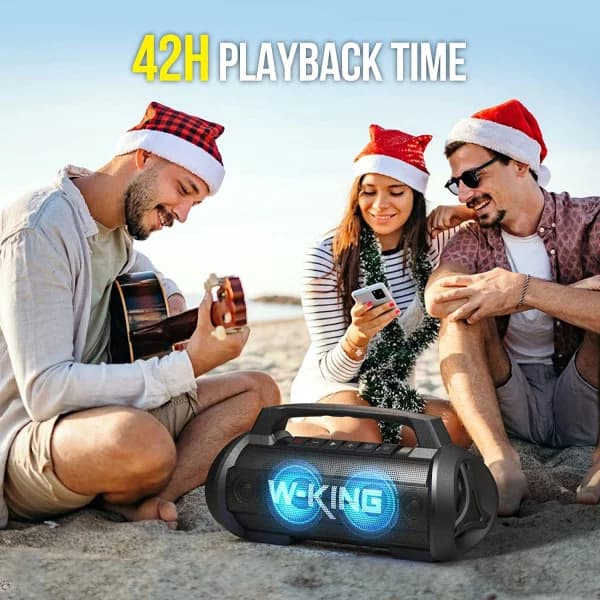 اسپیکر بلوتوثی دبلیو کینگ مدل W-KING D10 (اورجینال ارسال فوری) — تصویر ۵