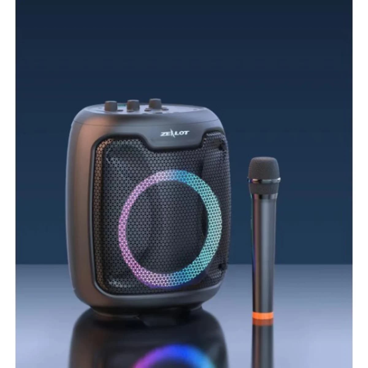 اسپیکر بلوتوثی قابل حمل زیلوت مدل P8 ا Zealot P8 Speaker اورجینال پلمپ ارسال فوری — تصویر ۷