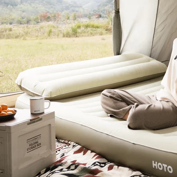 تشک و تخت بادی مدل hoto self inflating mattress (گلوبال اصلی پلمپ ارسال فوری) — تصویر ۷