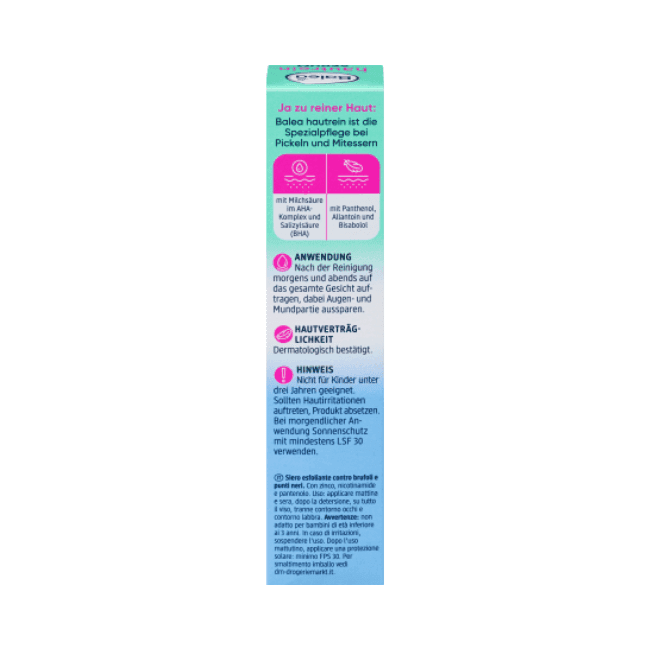 سرم تمیز کننده پوست (ضد لک، جوش و لایه بردار) باله آ 30ml — تصویر ۶