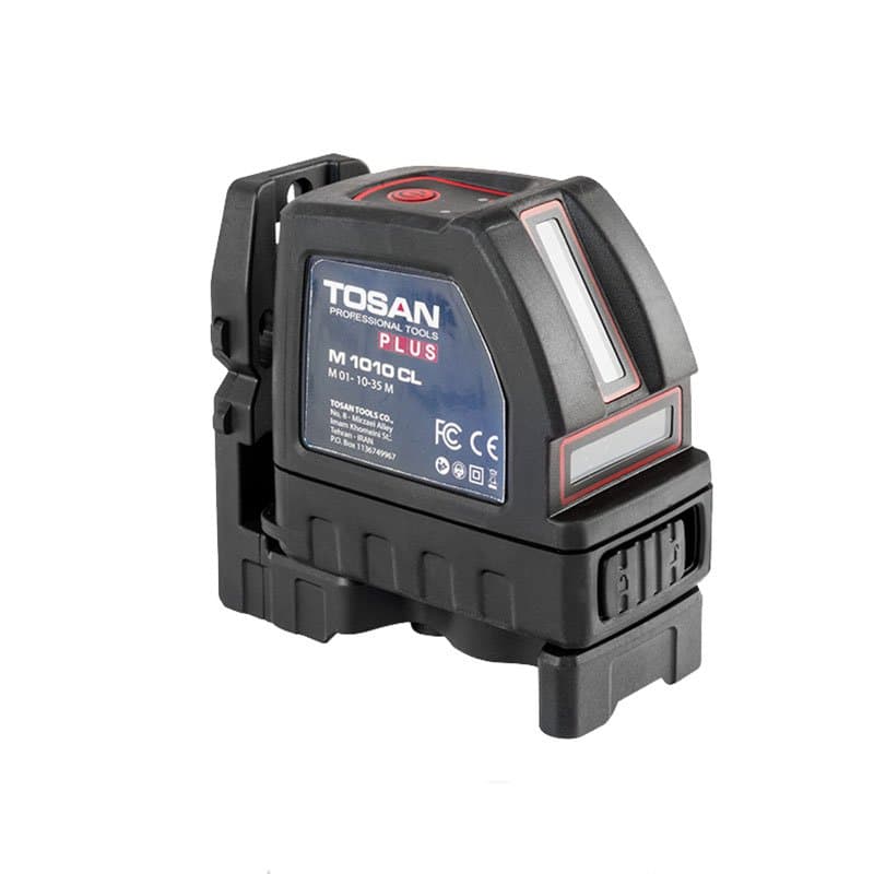 تراز لیزری دوخط نور قرمز توسن پلاس مدل M1010CL
