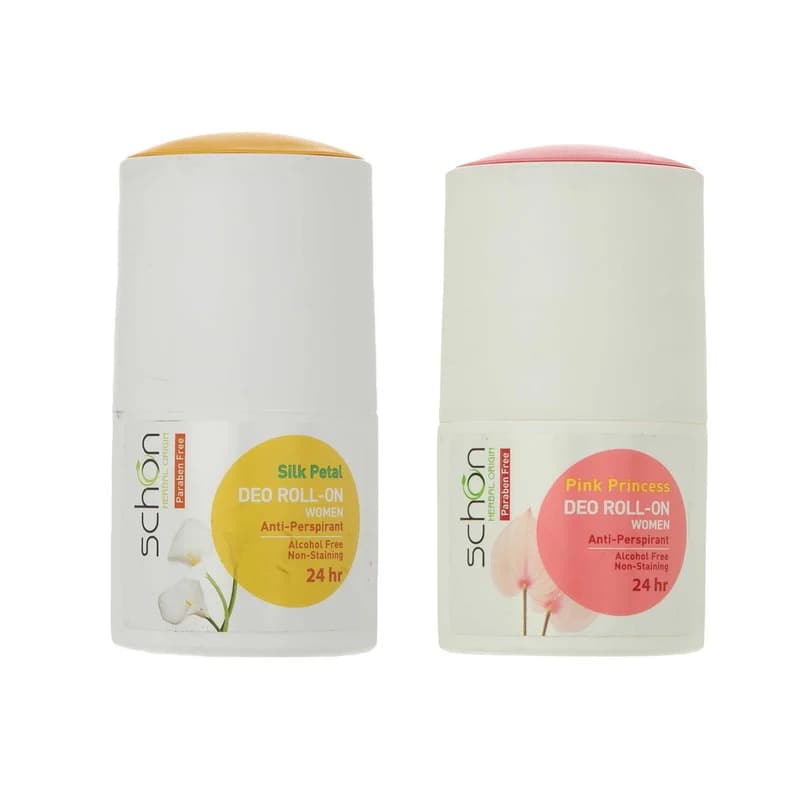 رول ضد تعریق زنانه شون مدل Silk Petal حجم 50 میلی لیتر به همراه رول ضد تعریق زنانه مدل Pink Princess — تصویر ۲