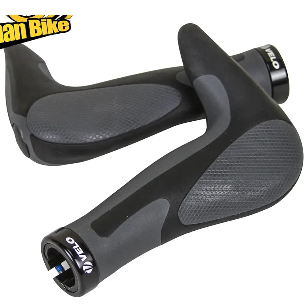 خرید گریپ شاخ گاوی دار Velo Vice Grips دوچرخه طبی ژله ای مدل وایس ارگونومیک کامفورت/ Velo Grips Vice Grips Integrated Bar-End / دوچرخه کوهستان شهری تورهای طولانی و سفرهای جادهای / اصل با ضمانت ©