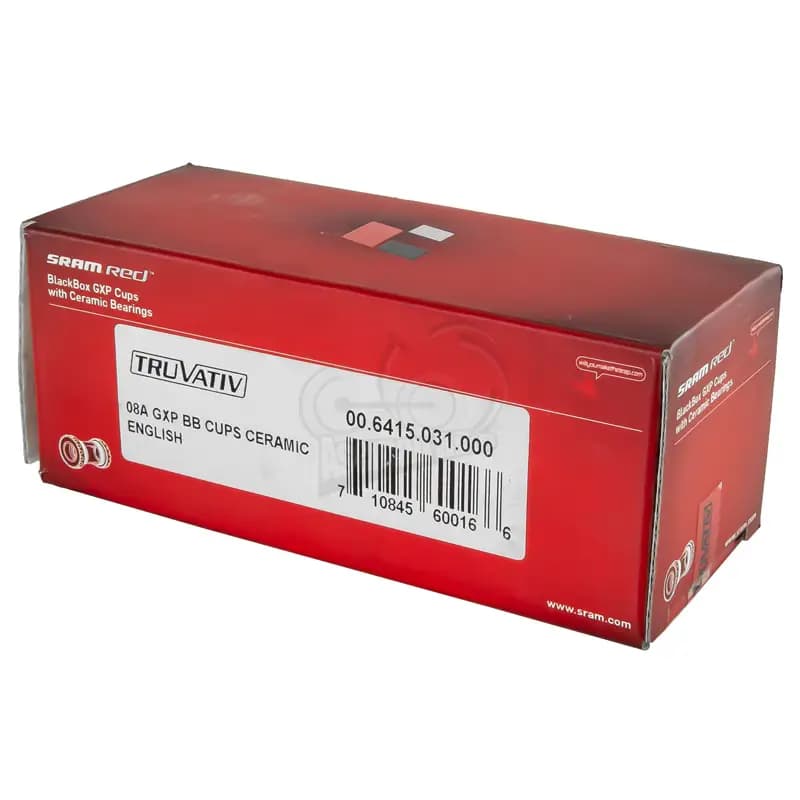 خرید توپی تنه SRAM Truvativ GXP Ceramic Bearings دوچرخه اسرم بلبرینگ سرامیکی بهمراه سرنگ گریس / SRAM RED Black Box GXP CUPS With Ceramic Bearings 08A BB ENGLISH / دوچرخه چند منظوره شهری جاده کوهس — تصویر ۵