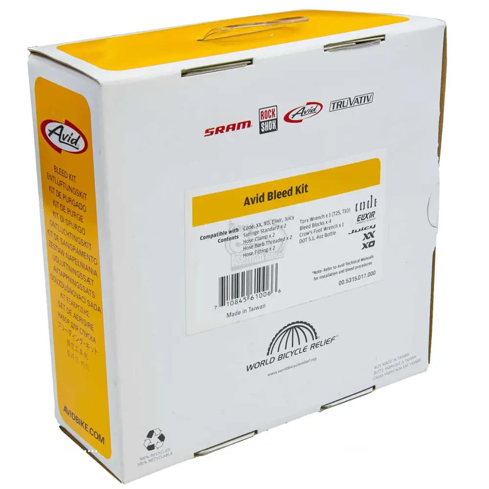 خرید کیت هواگیری Avid ترمز هیدرولیک دوچرخه با روغن هیدرولیک DOT 5.1 — تصویر ۷
