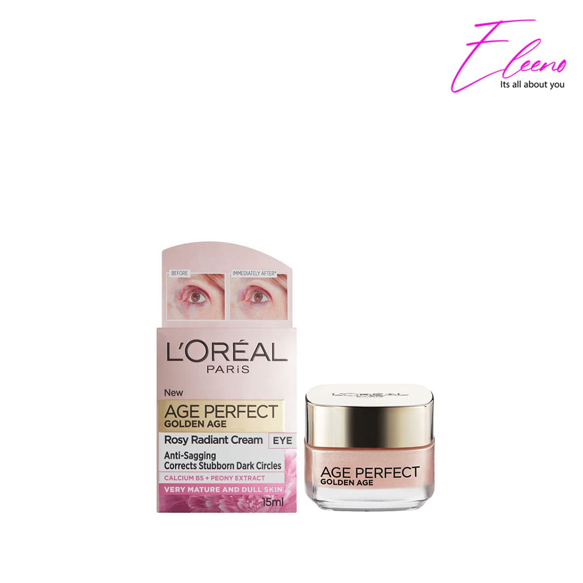 کرم دور چشم لورئال ضد چروک LOreal Age Perfect Golden Age